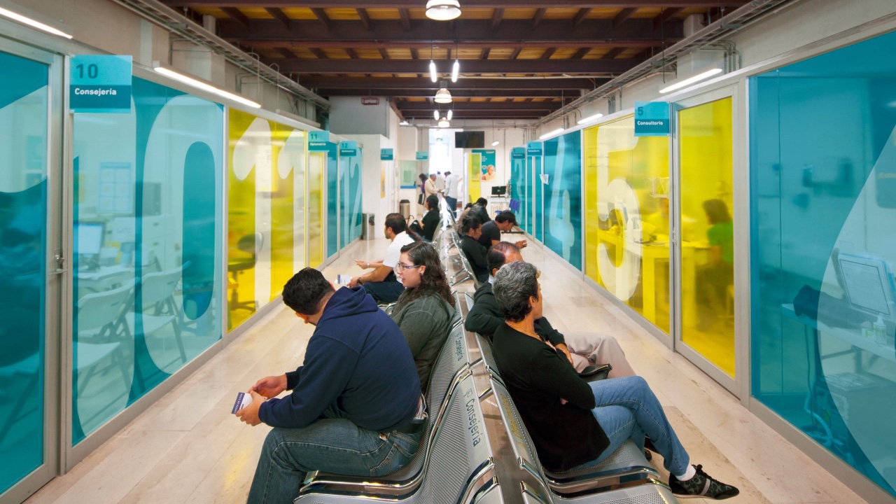 A group of people redefining the experience of sitting in a waiting room.