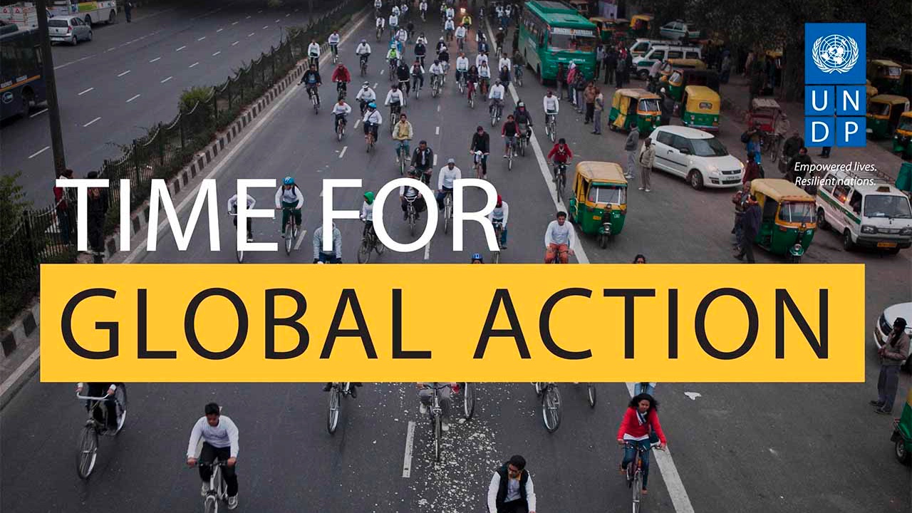 United Nations Development Programme advocates global action.