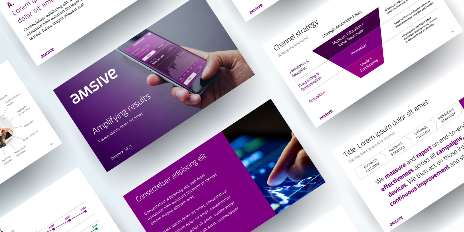 Examples of the design system applied in printed landscape materials