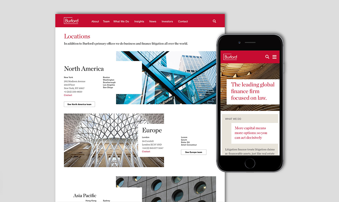 A phone and a tablet displaying the website for the university of oxford.