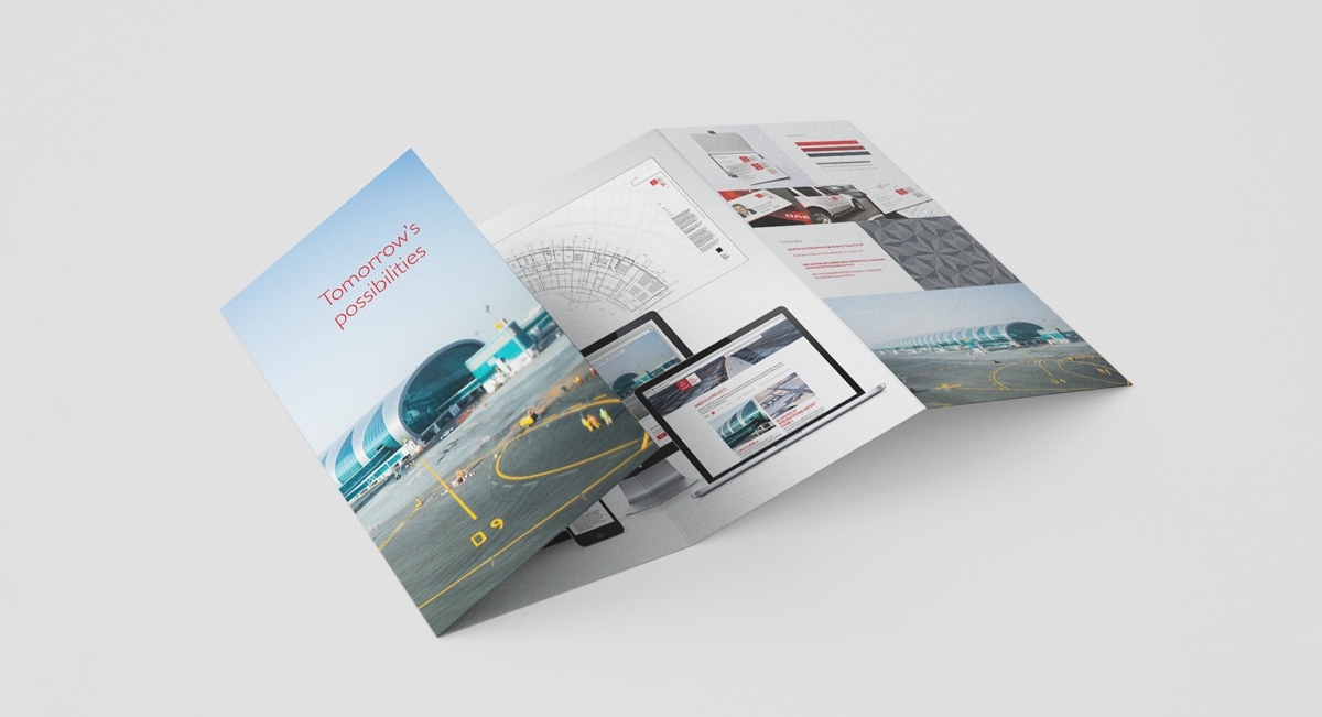 Example of the brand brochure