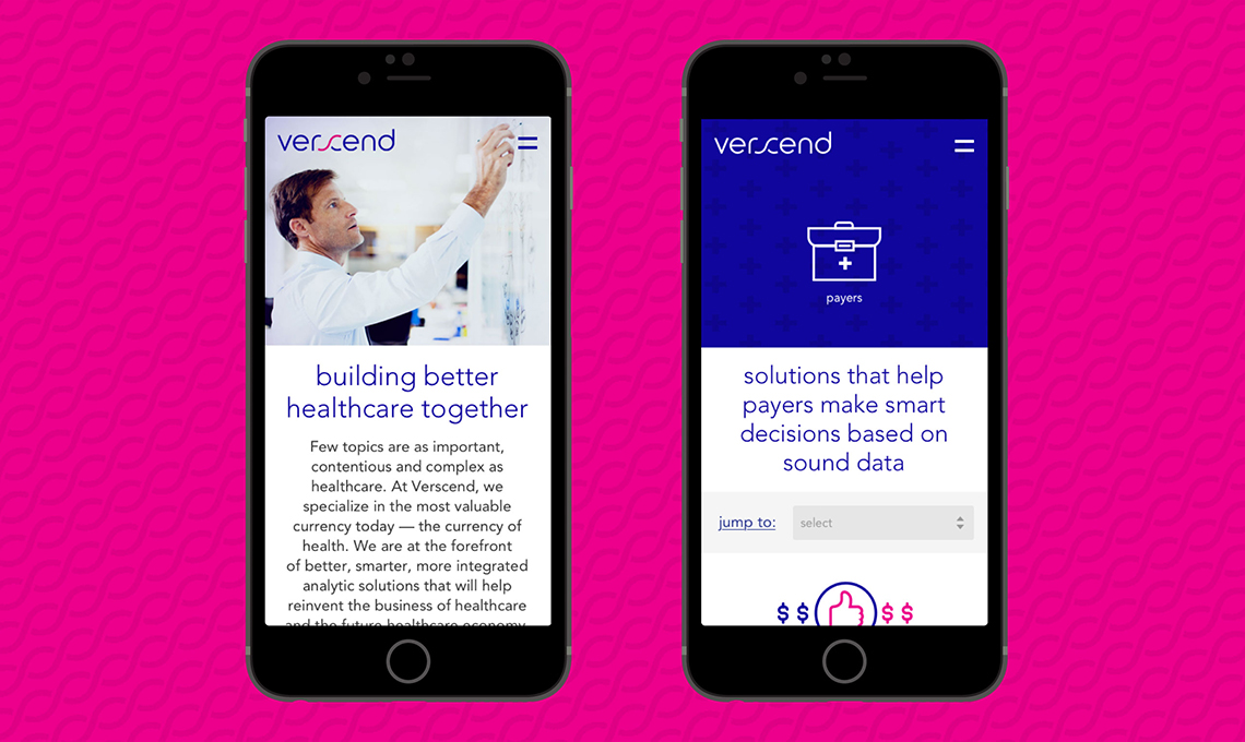 Two mobile phones displaying the website for mcdonald's.