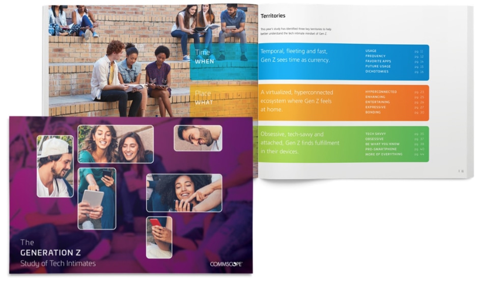 A campaign brochure featuring a group of people.