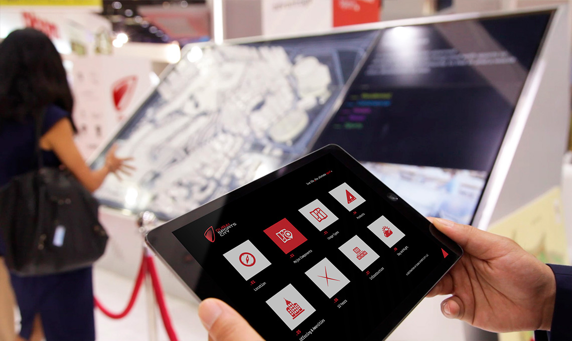 A person holding a tablet with a map on it, redefining the Home-field Advantage.