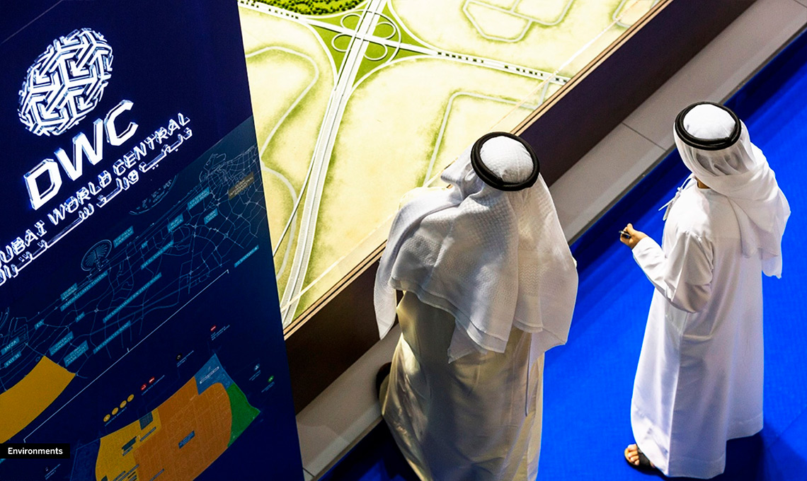 Two men participating in an integrated marketing campaign by studying a city map.